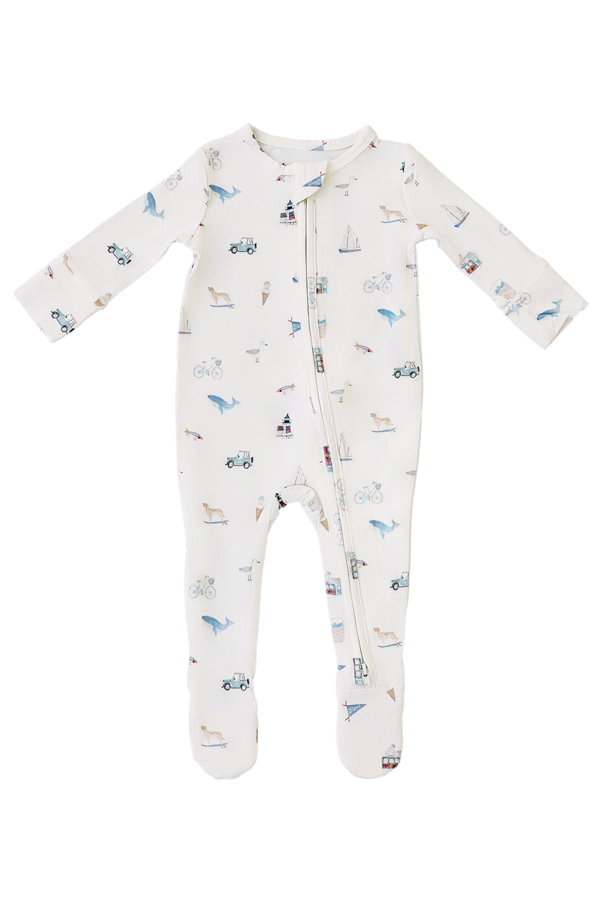 Zip Footie | Nantucket Summer