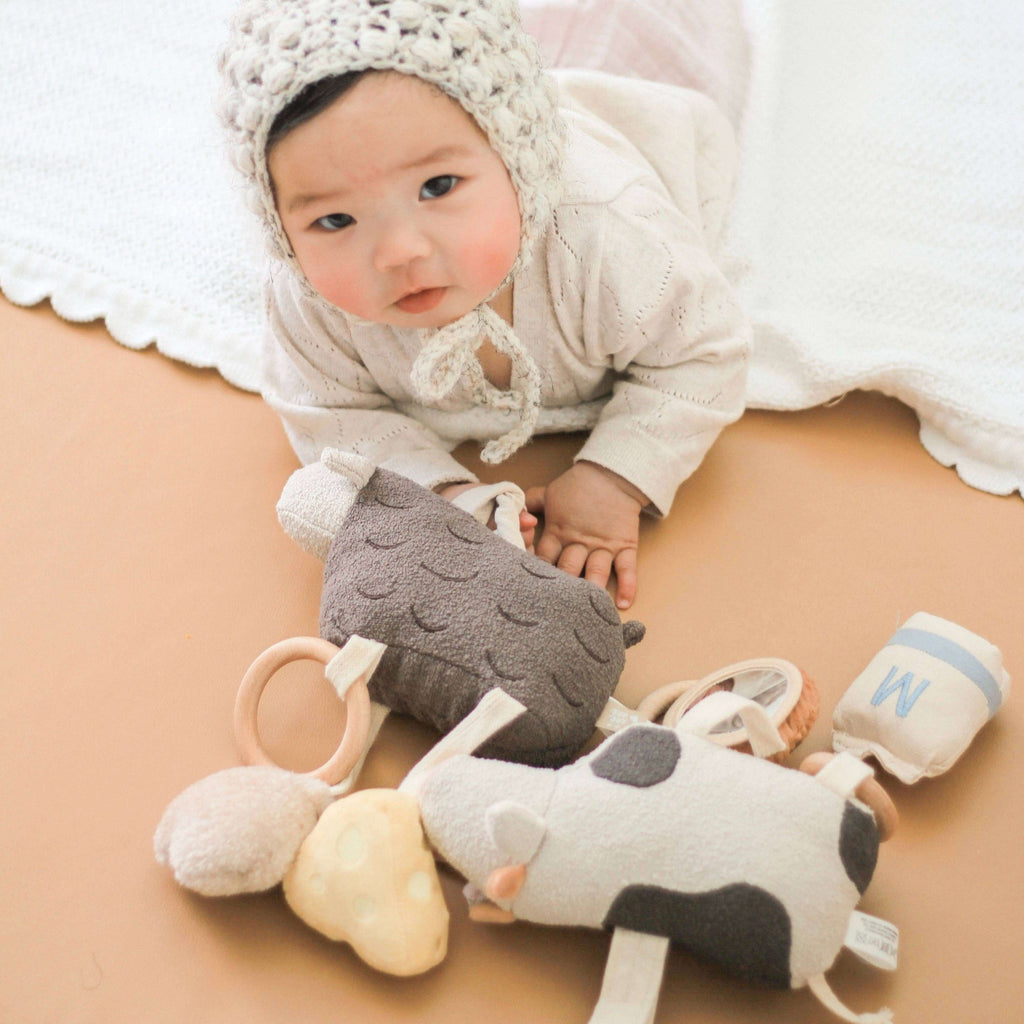 Moo Moo Cow Mobile Rattle