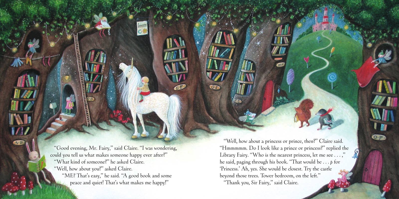 Claire and the Unicorn Happy Ever After by B. G. Hennessy