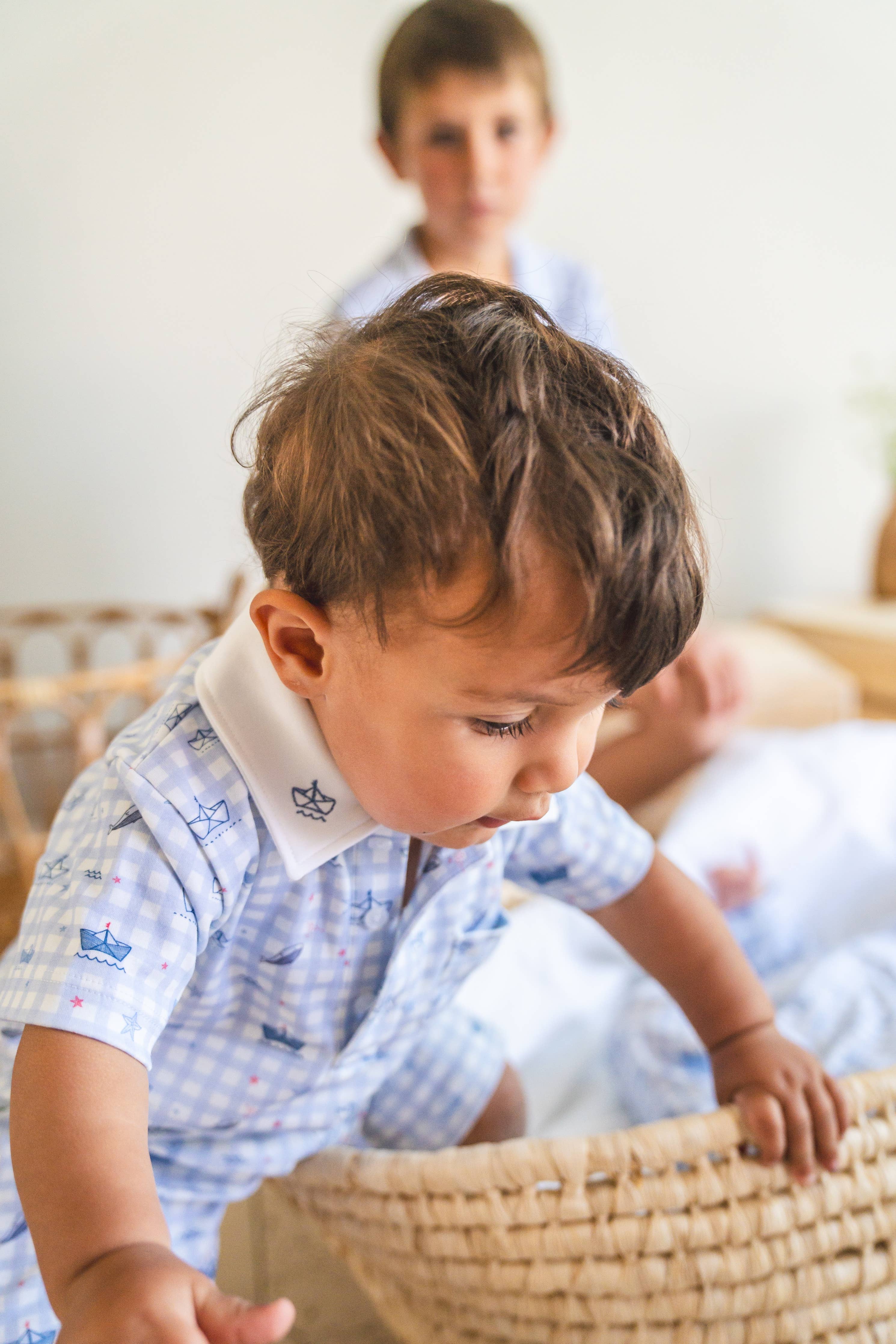 Sailors Pima Baby Romper