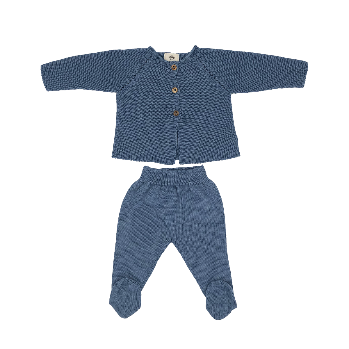 Baby Sweater and Pants Set in Jeans