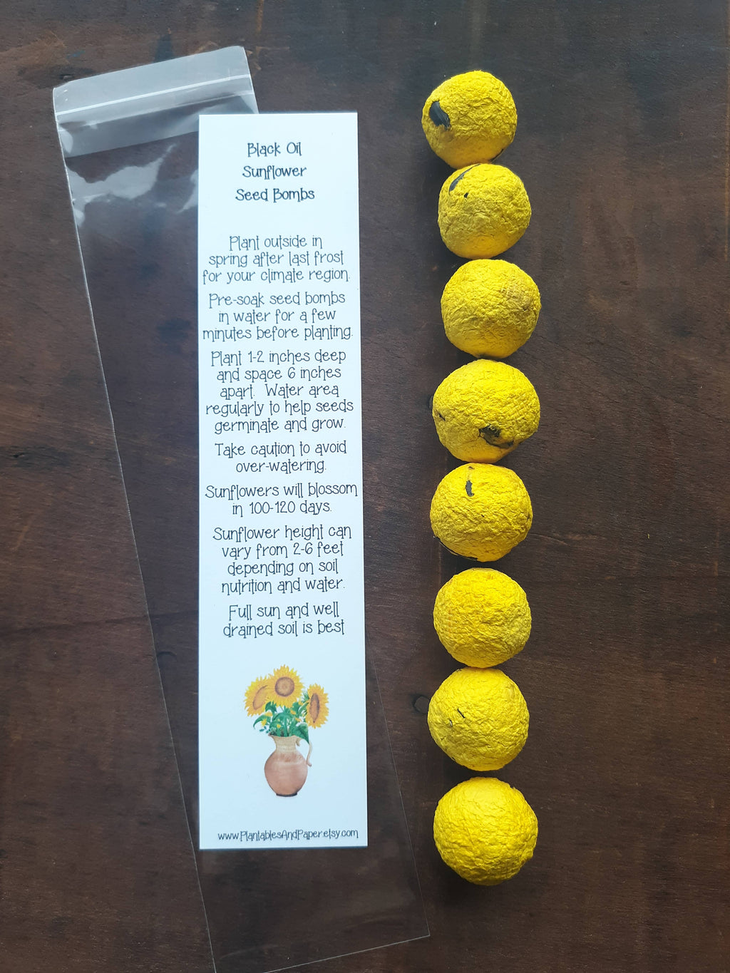 Sunflower Seed Bomb Sleeve