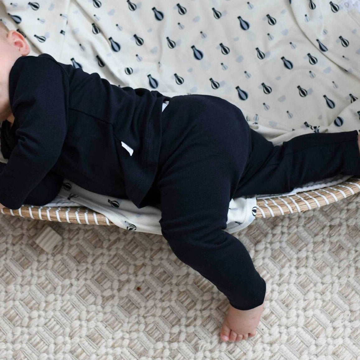 Pajamas Two Piece Set - Navy