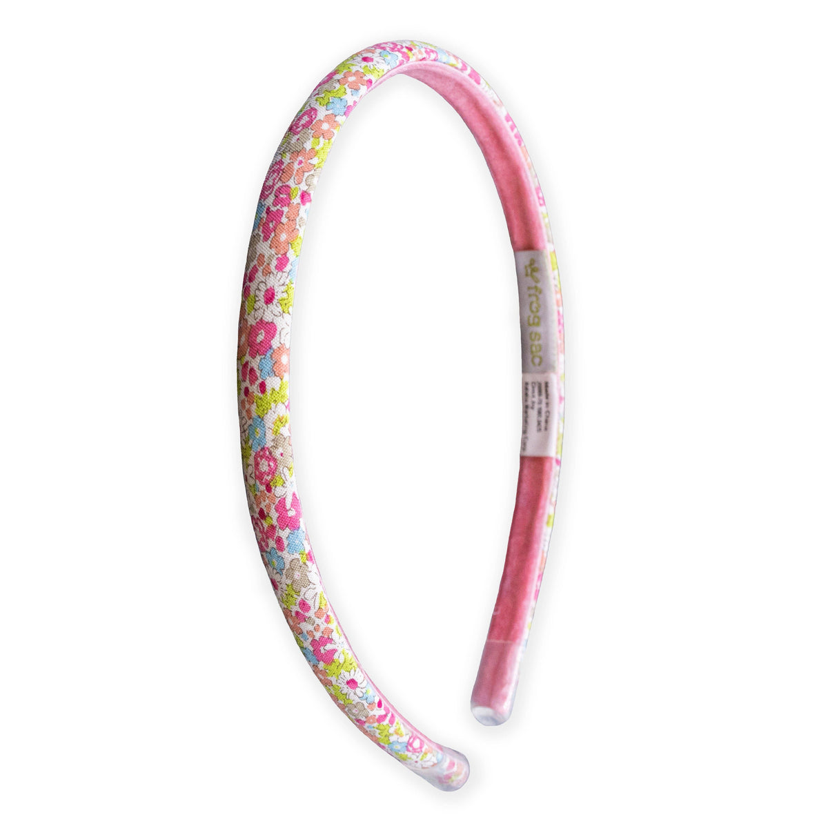 Thin Floral Headband - Purple