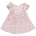 Girls Brayden Dress - Pink Dahlia
