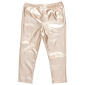 Girls Lame Legging - Light Gold