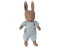Rabbit, Micro - Brown in Blue Knitted Suit