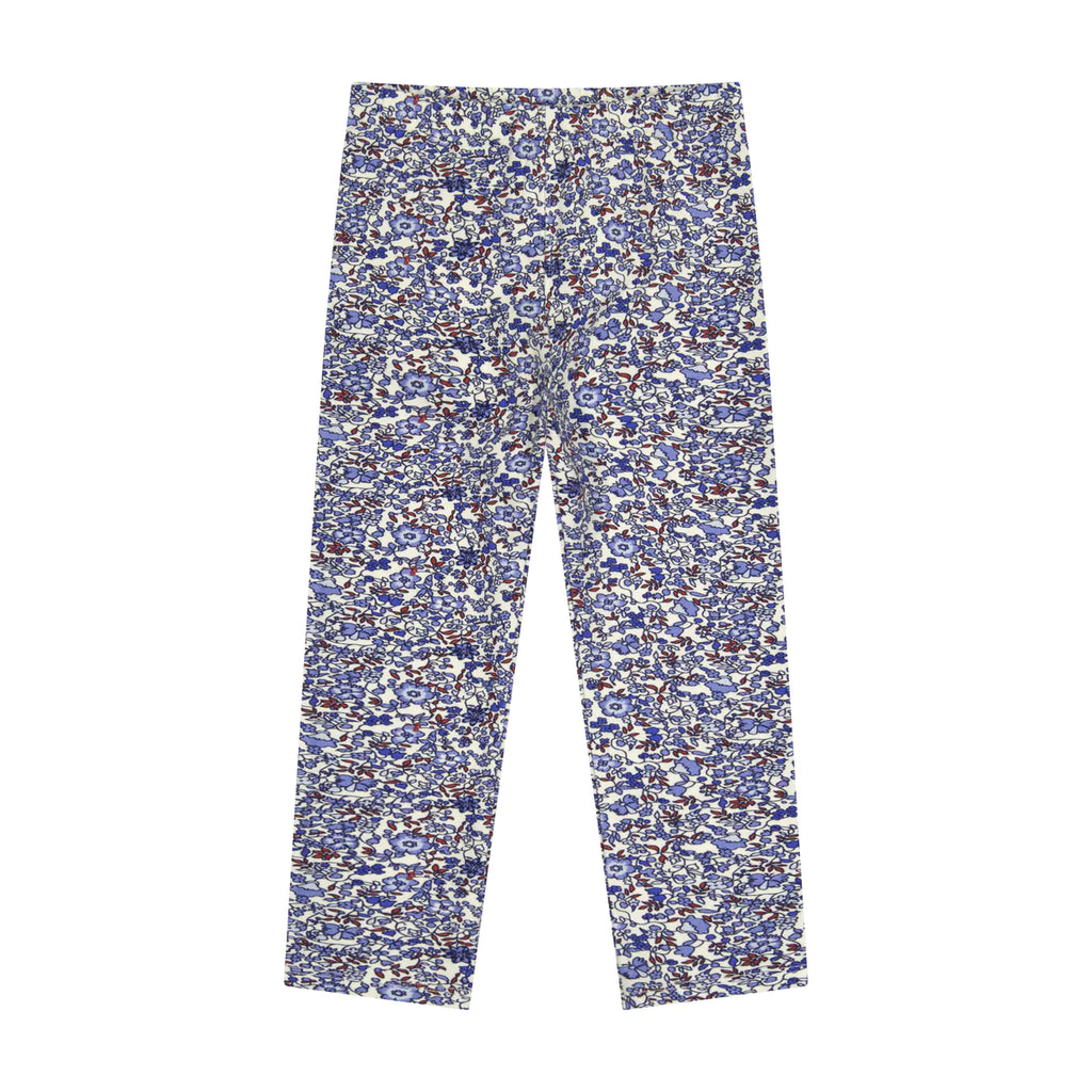 Blue Microfloral Legging