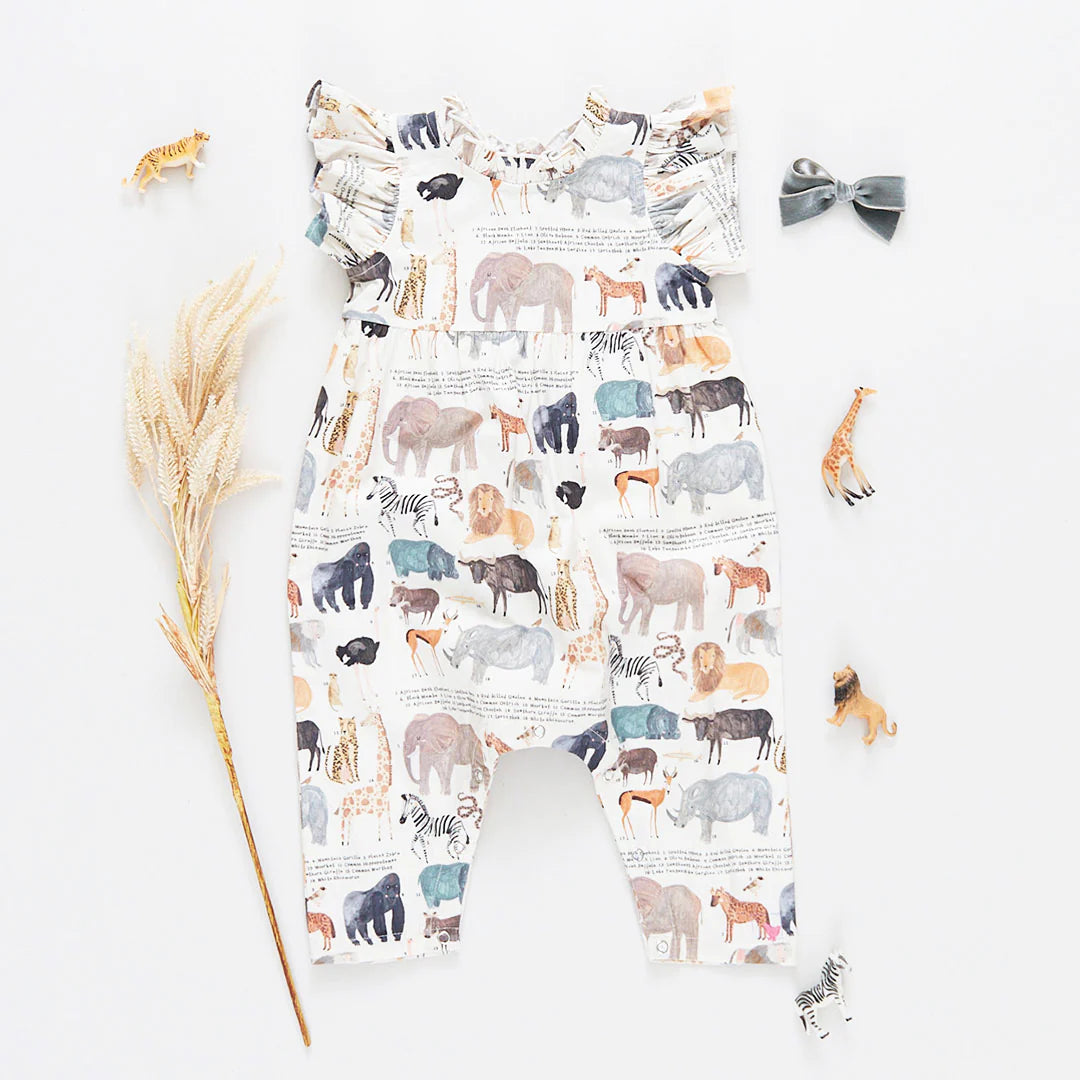 Baby Girls Jennifer Jumper - Animals of Africa