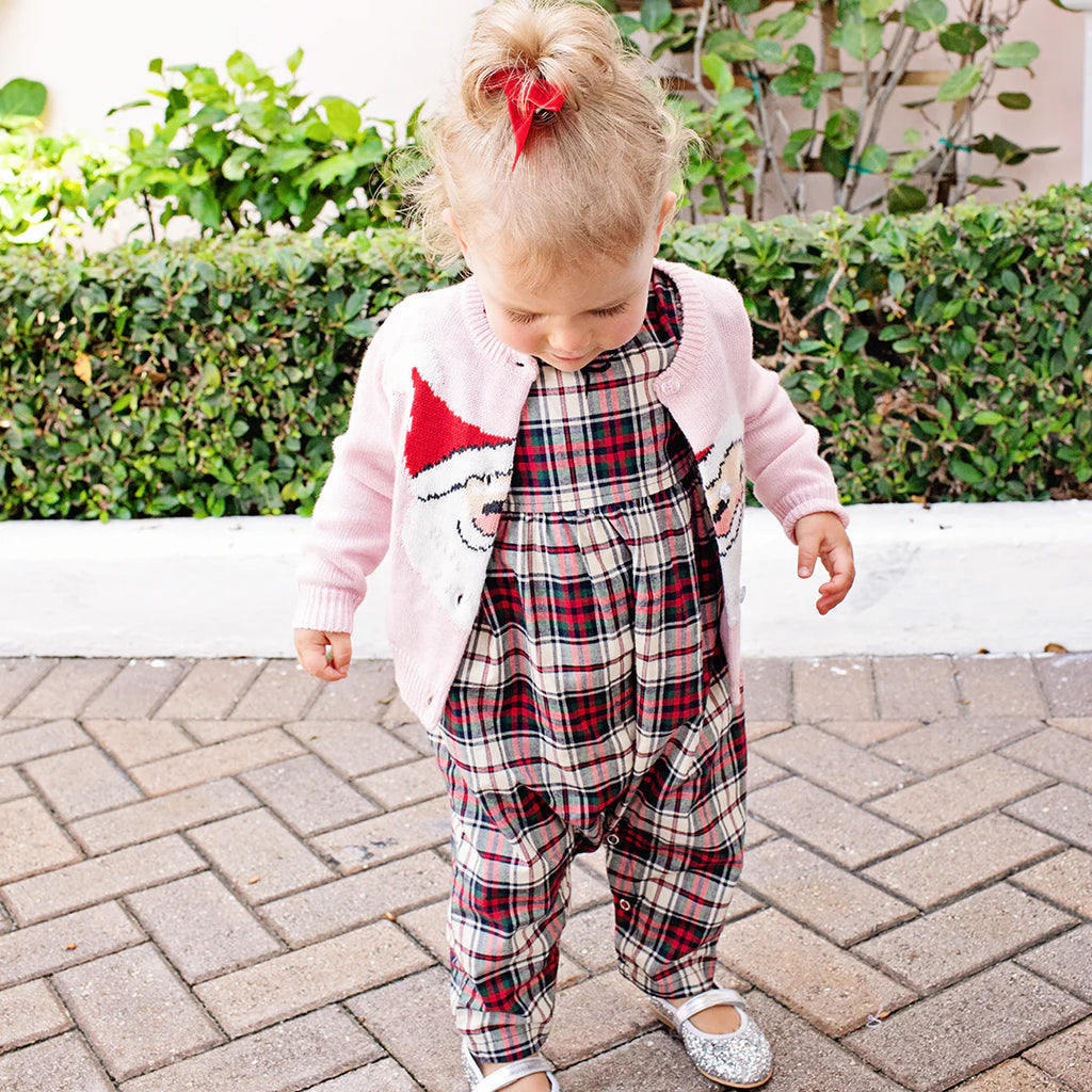 Baby Girls Maude Sweater - Pink Santa