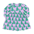 Baby Girls Organic Steph Dress - Lavender Forest