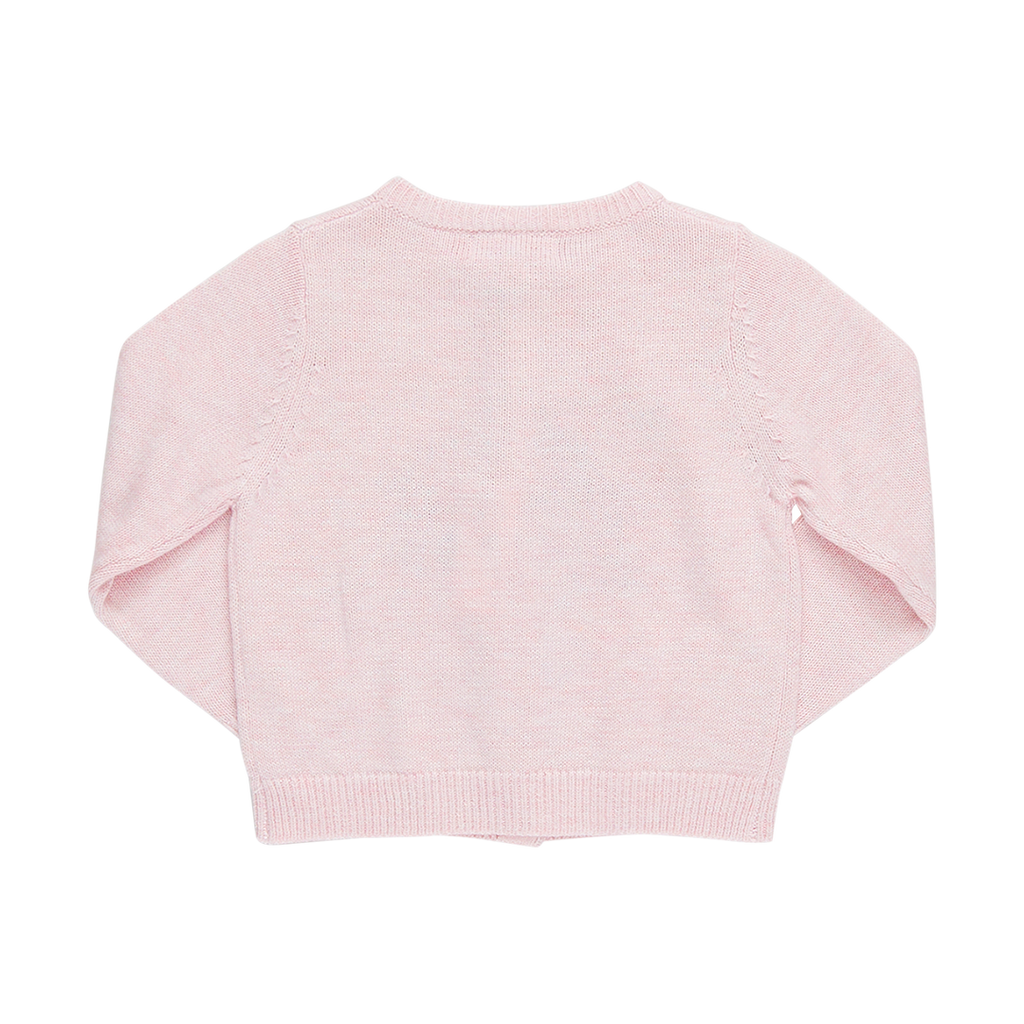 Baby Girls Maude Sweater - Pink Santa