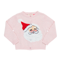 Baby Girls Maude Sweater - Pink Santa