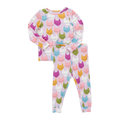 Kids Bamboo PJ Set - Multi Cats