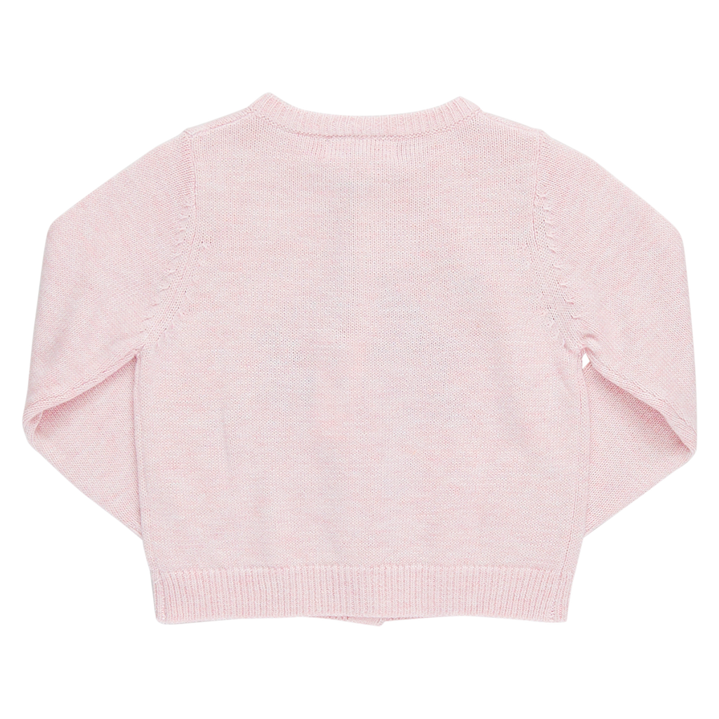 Girls Maude Sweater - Pink Santa