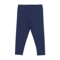 Girls Organic Rib Legging - Navy
