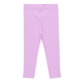 Girls Organic Rib Legging - Lavender