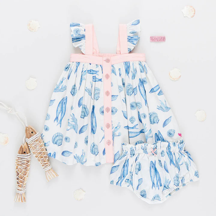 Baby Girls Gabriela Dress Set - Lisbon Coast