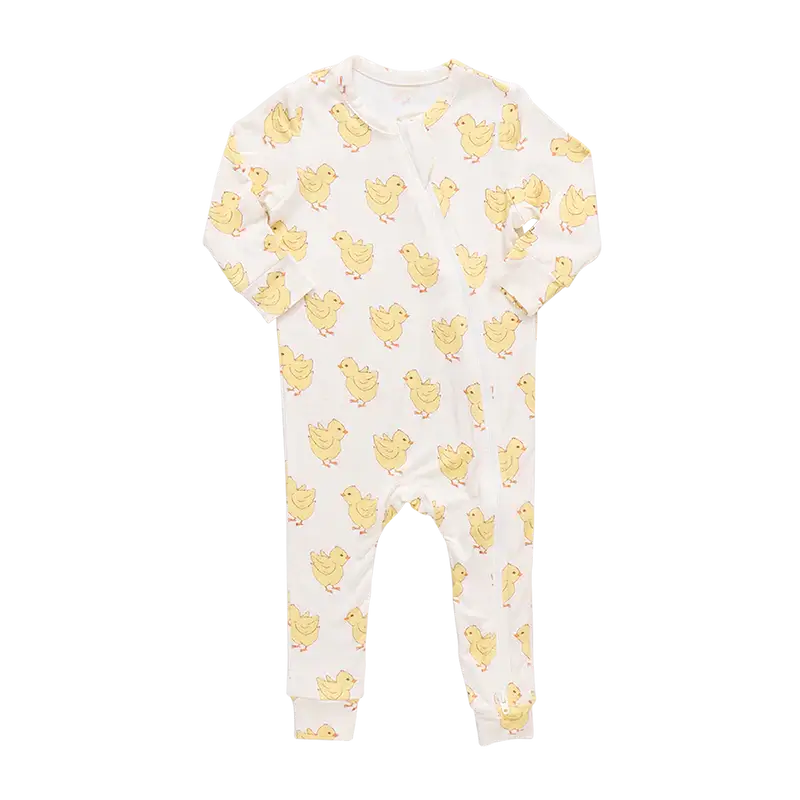 Baby Bamboo Romper - Chicks