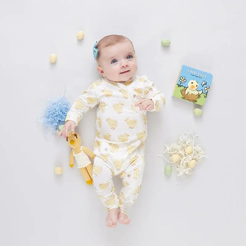 Baby Bamboo Romper - Chicks