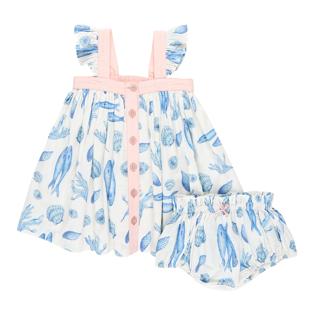 Baby Girls Gabriela Dress Set - Lisbon Coast