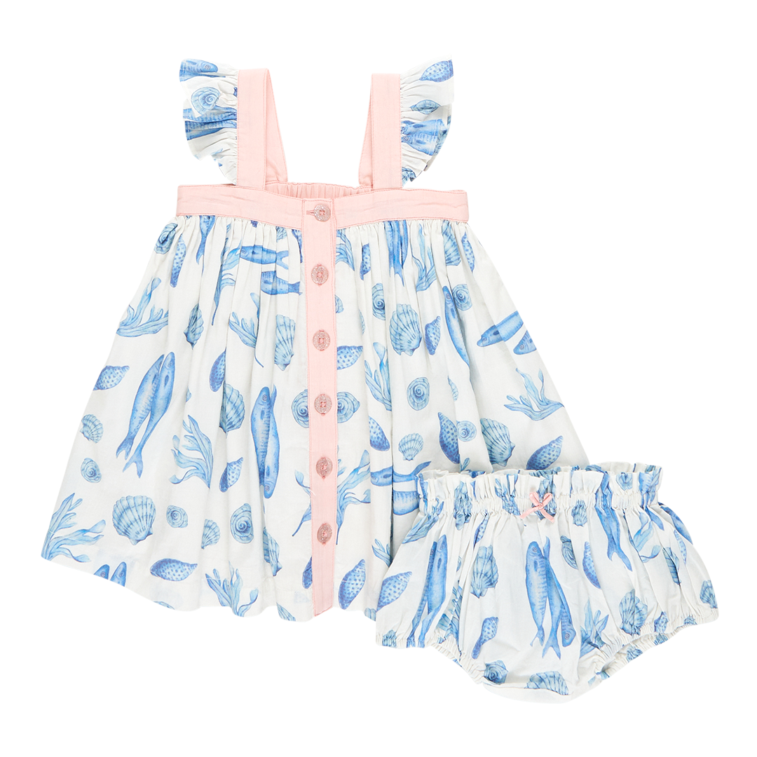 Baby Girls Gabriela Dress Set - Lisbon Coast