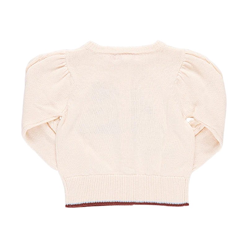 Baby Girls Cable Constance Sweater - Wild Horse