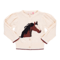 Baby Girls Cable Constance Sweater - Wild Horse