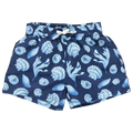 Boys Swim Trunk - Blue Sea Shells
