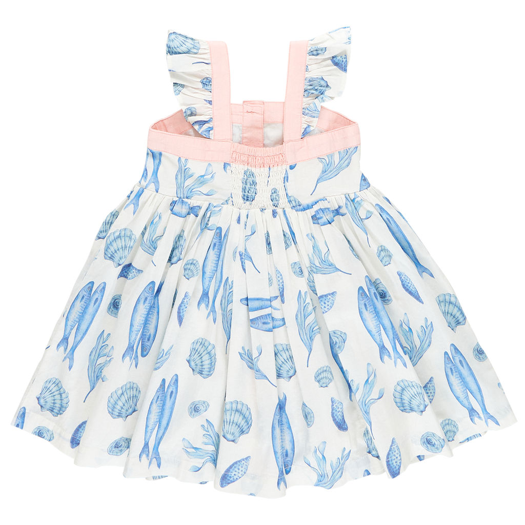Girls Gabriela Dress - Lisbon Coast