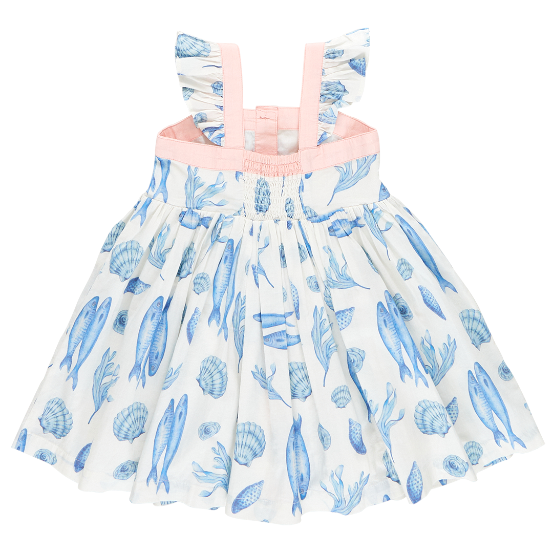 Girls Gabriela Dress - Lisbon Coast