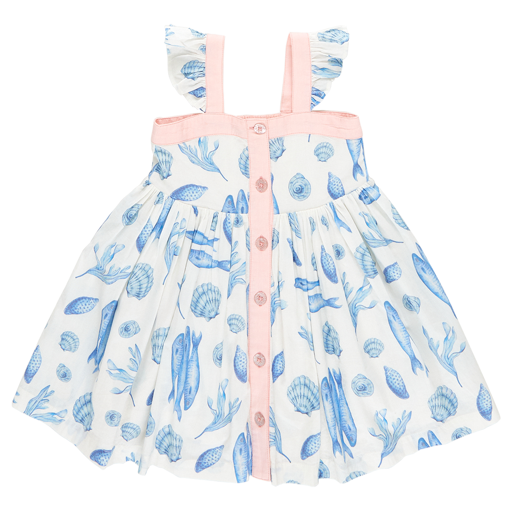 Girls Gabriela Dress - Lisbon Coast