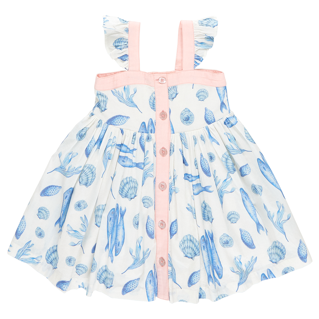 Girls Gabriela Dress - Lisbon Coast
