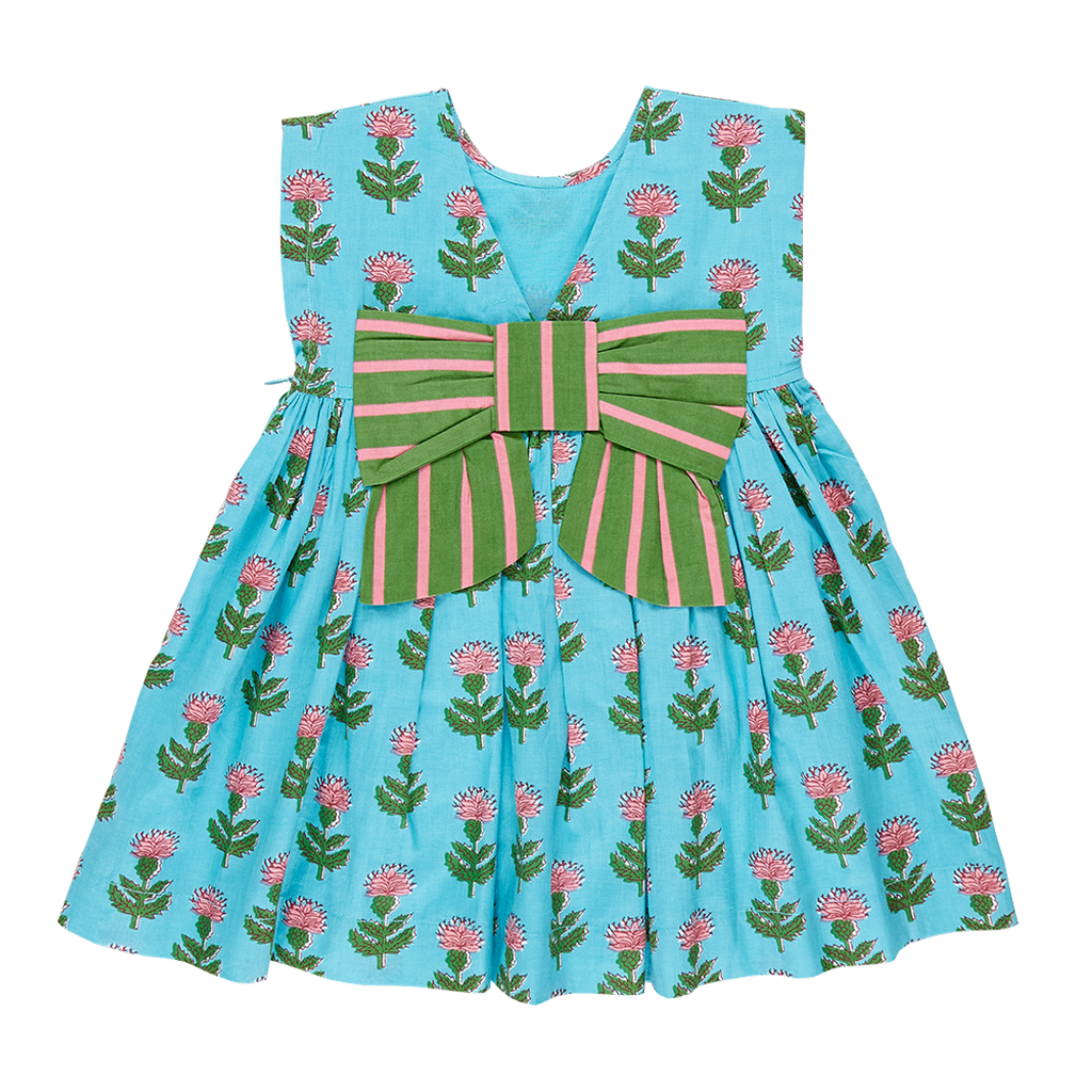 Girls Gracie Dress - Blue Cornflower