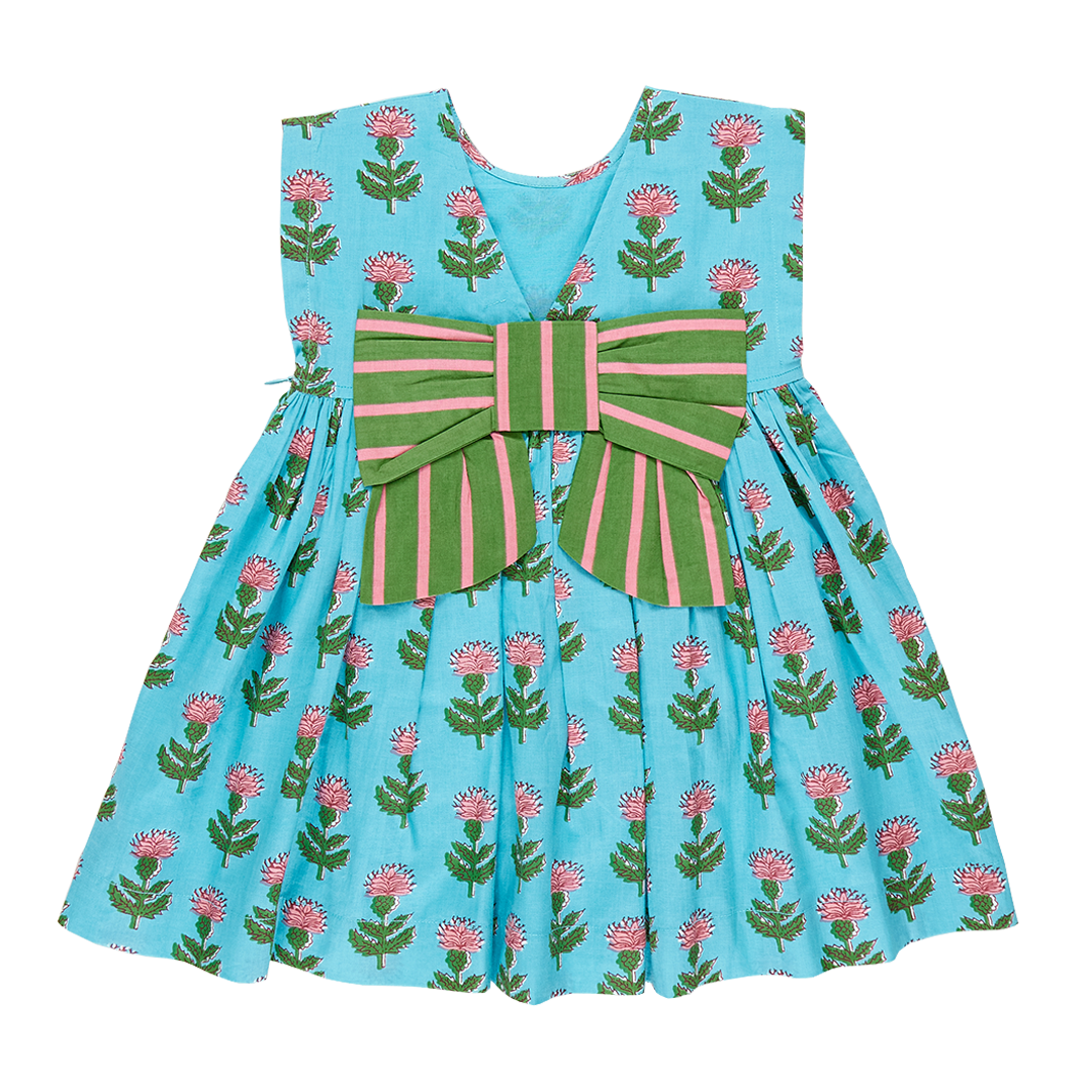 Girls Gracie Dress - Blue Cornflower