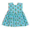 Girls Gracie Dress - Blue Cornflower