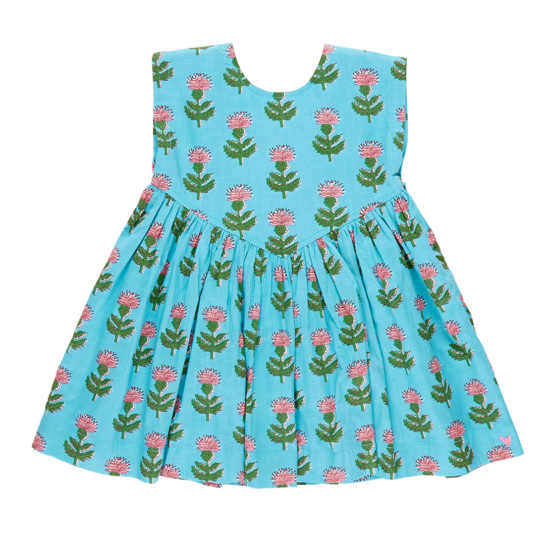 Girls Gracie Dress - Blue Cornflower
