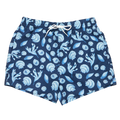Mens Swim Trunk - Blue Sea Shells