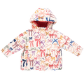 Girls Pete Puffer - Bows on Bows Pink