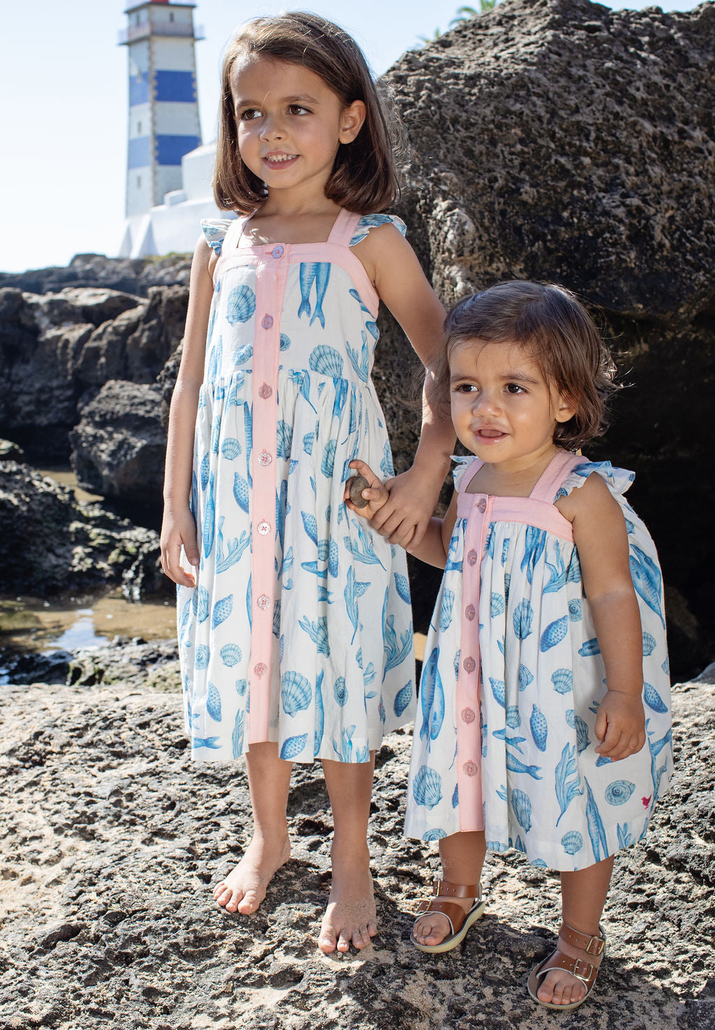 Girls Gabriela Dress - Lisbon Coast