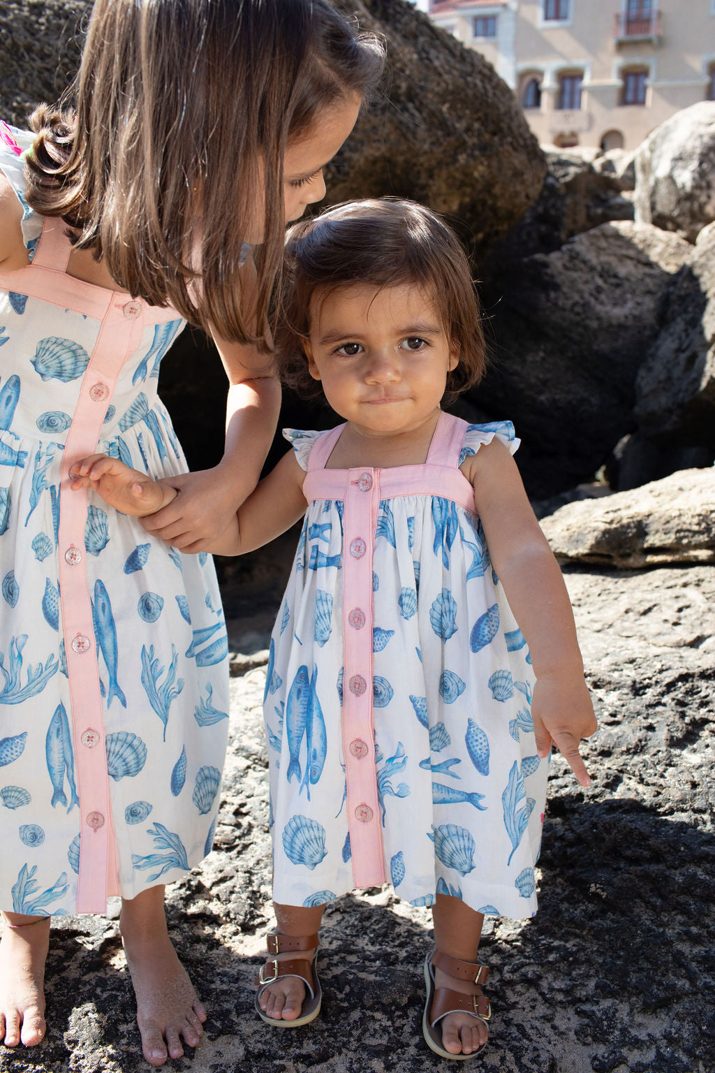Baby Girls Gabriela Dress Set - Lisbon Coast