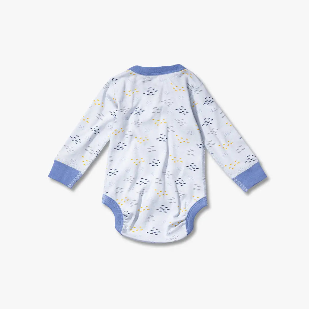 Sardines Long Sleeve Baby Bodysuit