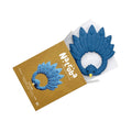 Natural rubber Teether Peacock - Blue