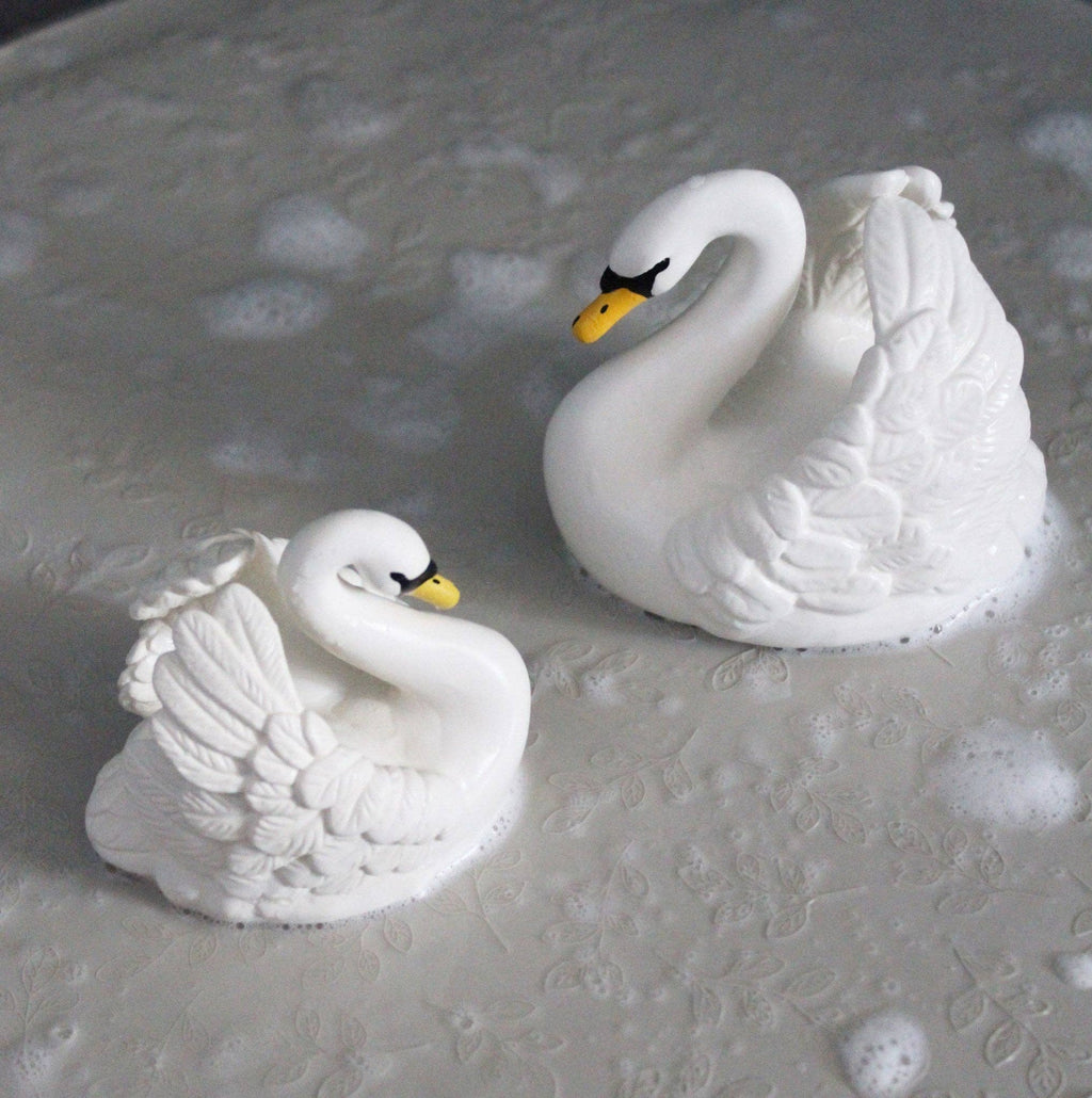 Natural rubber Bathtoy Swan - White | Large