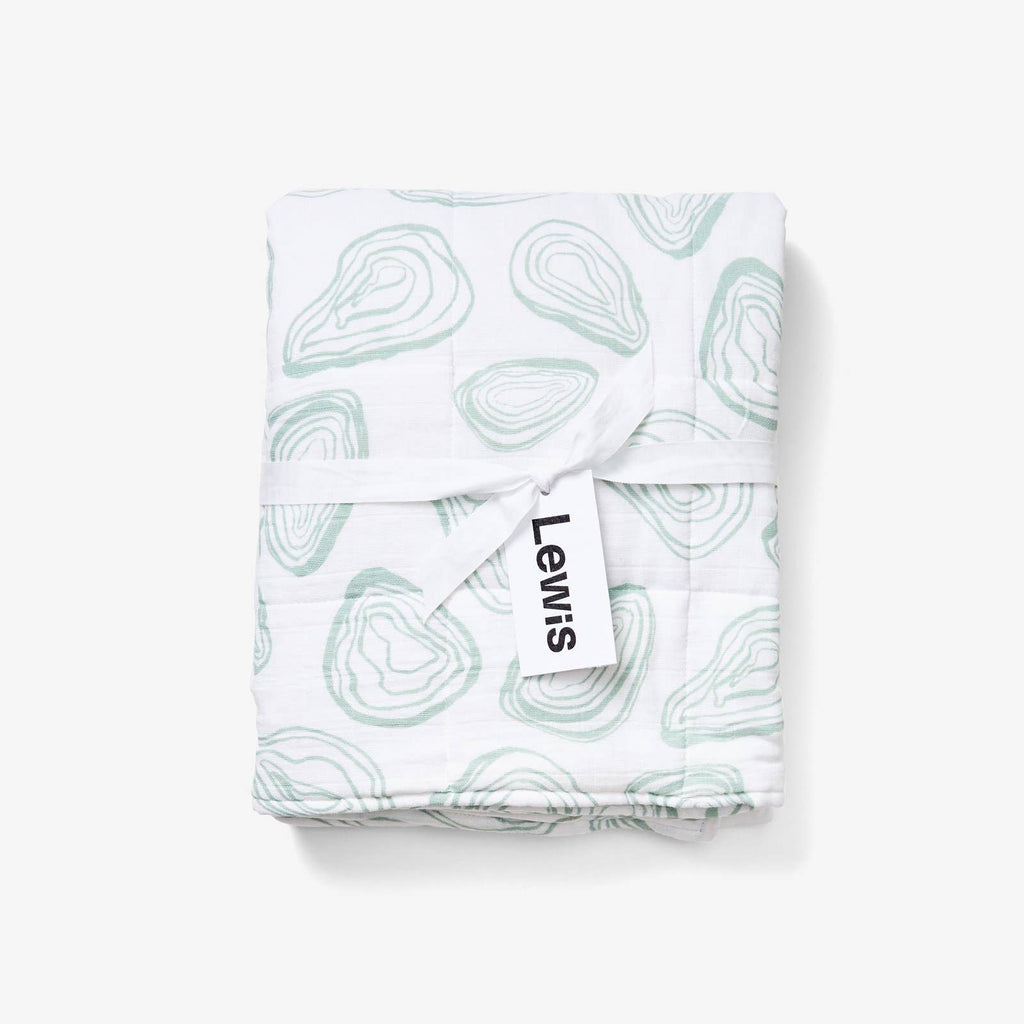 Quilted Baby Blanket - Oyster | Agave