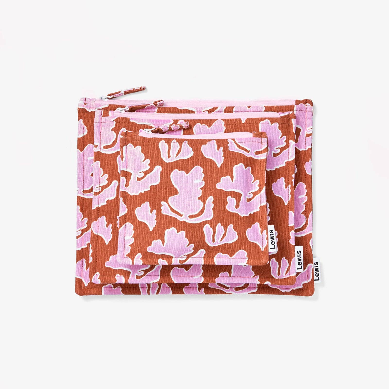 Zip Pouch Set - Lichen | Poppy