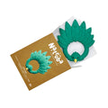 Natural rubber Teether Peacock - Green