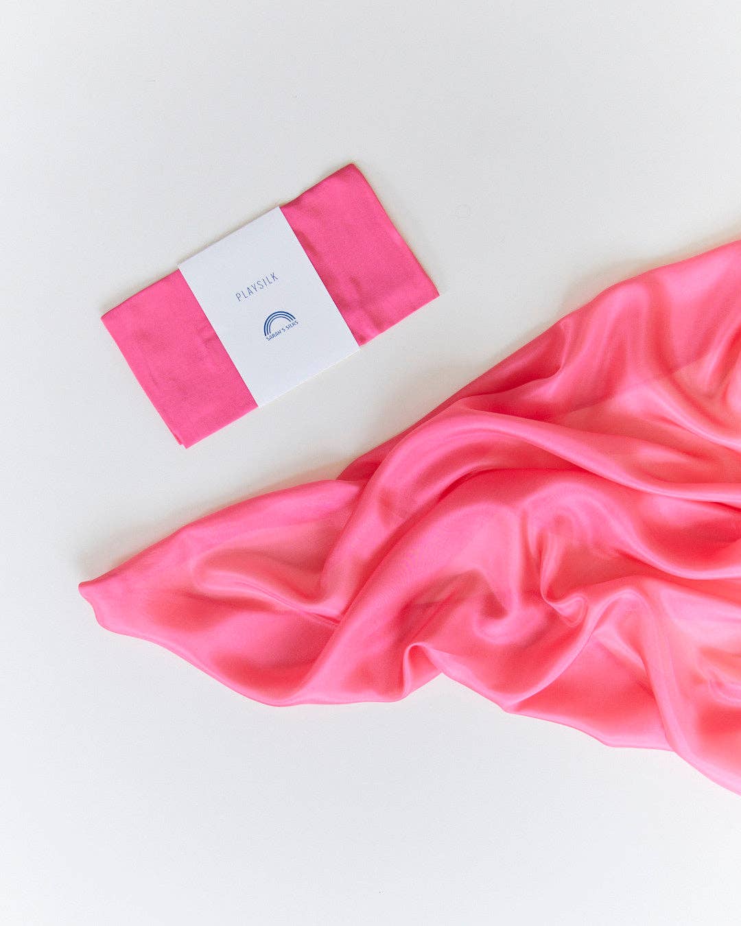 Playsilks - Open-Ended 100% Silk, Natural Waldorf Toys: Rose