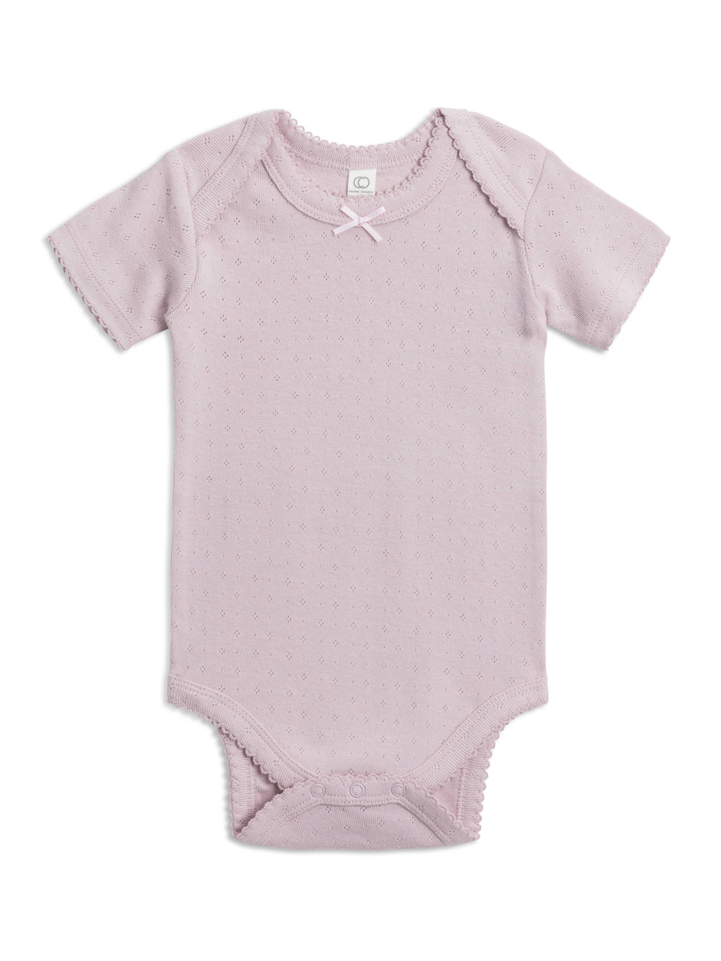 Josie Pointelle Short Sleeve Bodysuit - Wisteria