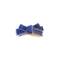 Navy Velvet Mini Bow
